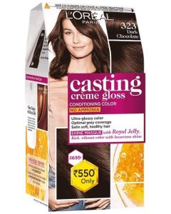 Loreal Paris Casting Creme Gloss Hair Color 323 Regular Dark Chocolate