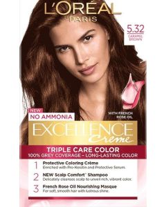 Loreal Paris Excellence Creme Hair Color 532 Caramel Brown