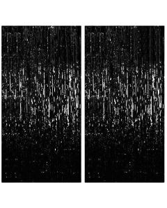 Black Foil Curtain 