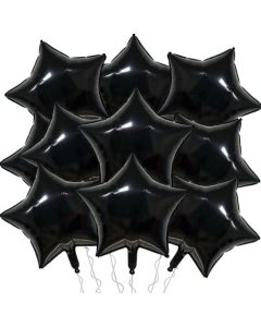 Black Star Foil Balloons