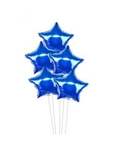 Blue Star Foil Balloons