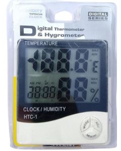 Digital Display Humidity Clock Thermometer