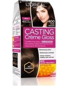 Loreal Paris Casting Creme Gloss Hair Color 400 Dark Brown