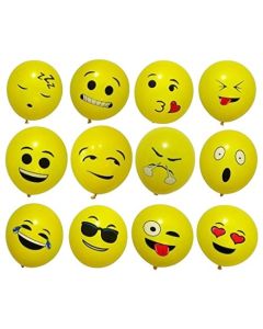 Smiley Emoji Latex Balloons