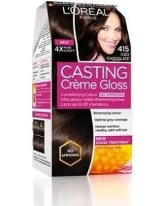 Loreal Paris Casting Creme Gloss Hair Color 415 Iced Chocolate