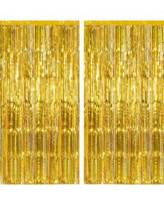 Golden Foil Curtain 