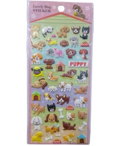 Lovely Dog 3D Sticker