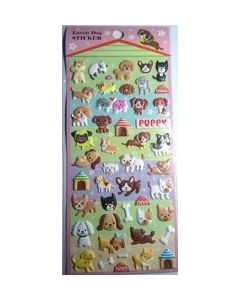 Lovely Dog 3D Sticker