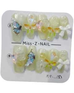 Miss Z Nail Press On Nails Butterfly