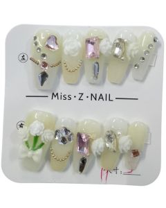 Miss Z Nail Press On Nails Flower