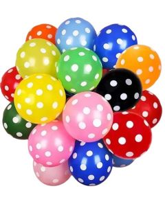 Multicolor Polka Dot Balloons