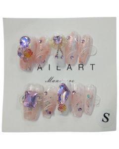 Nail Art Manicure Pink