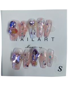 Nail Art Manicure Pink