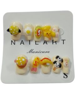 Nail Art Manicure Press On 3D Nails