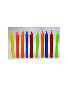 Plain Multicolor Stick Candles 