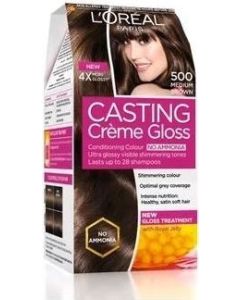 Loreal Paris Casting Creme Gloss Hair Color 500 Medium Brown