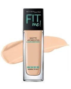 Maybelline New York Fit Me Matte Plus Poreless Foundation 128 Warm Nude