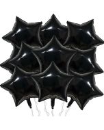 Black Star Foil Balloons