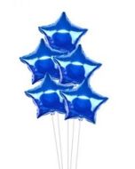 Blue Star Foil Balloons