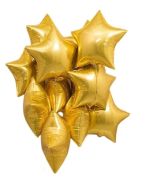 Golden Star Foil Balloons