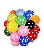 Multicolor Polka Dot Balloons