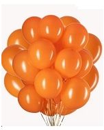 Orange Latex Balloons 12 Inch