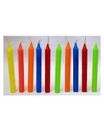Plain Multicolor Stick Candles 