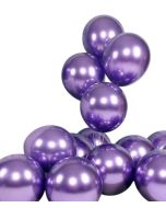 Purple Metallic Latex Balloons