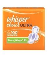 Whisper Choice Ultra Sanitary Pads Extra Large 60PC